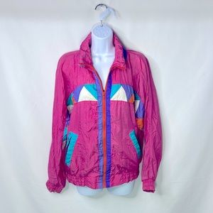 Vintage 90s Rock Creek Casuals Nylon Windbreaker Jacket, XL
